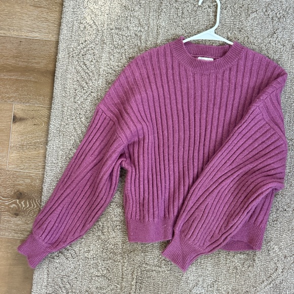 Sophie Rue Ribbed Knit Sweater in Pink - Picture 5 of 6